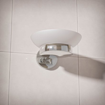 Voss Knurled Wall Mounted Soap Dish Holder