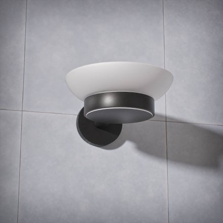 Voss Knurled Wall Mounted Soap Dish Holder