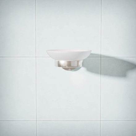 Voss Knurled Wall Mounted Soap Dish Holder