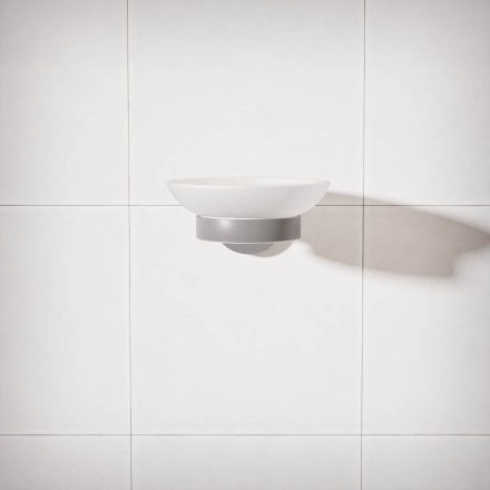 Voss Knurled Wall Mounted Soap Dish Holder