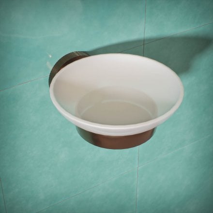 Voss Knurled Wall Mounted Soap Dish Holder