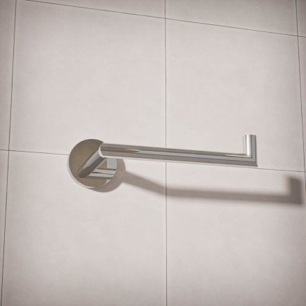 Voss Knurled Wall Mounted Toilet Roll Holder
