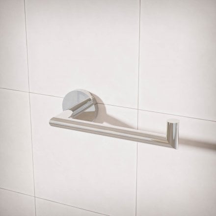 Voss Knurled Wall Mounted Toilet Roll Holder