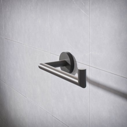 Voss Knurled Wall Mounted Toilet Roll Holder