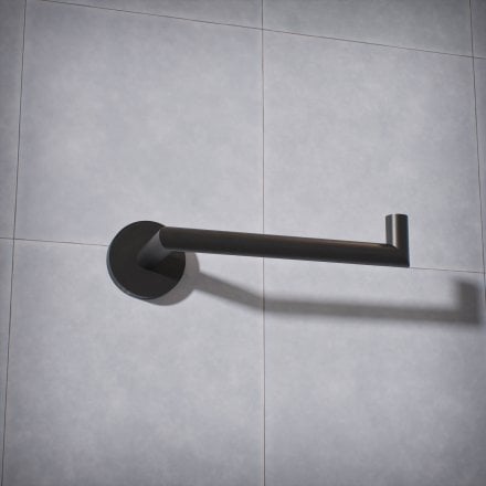 Voss Knurled Wall Mounted Toilet Roll Holder