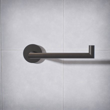 Voss Knurled Wall Mounted Toilet Roll Holder