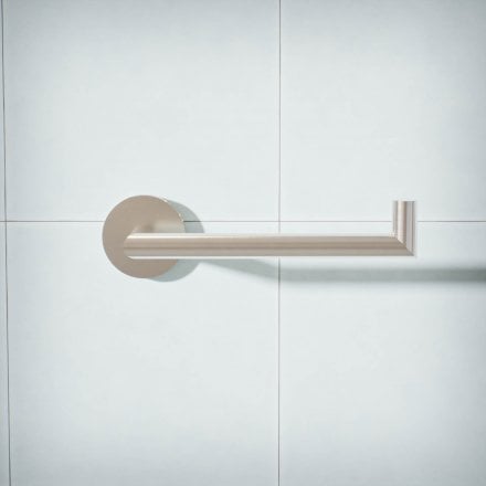 Voss Knurled Wall Mounted Toilet Roll Holder