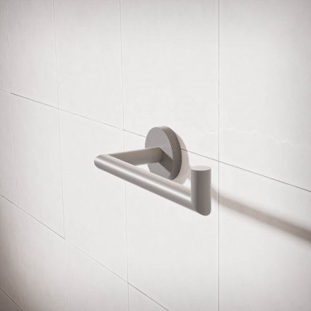 Voss Knurled Wall Mounted Toilet Roll Holder