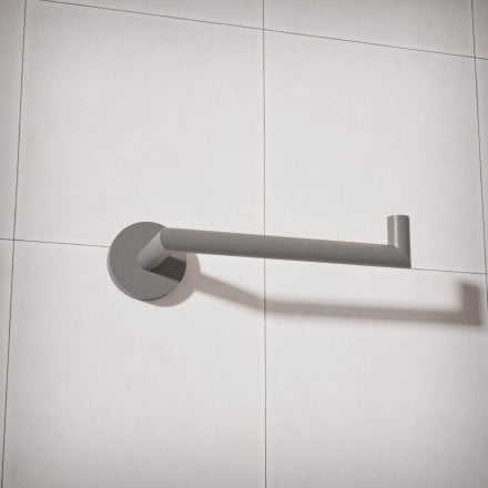 Voss Knurled Wall Mounted Toilet Roll Holder