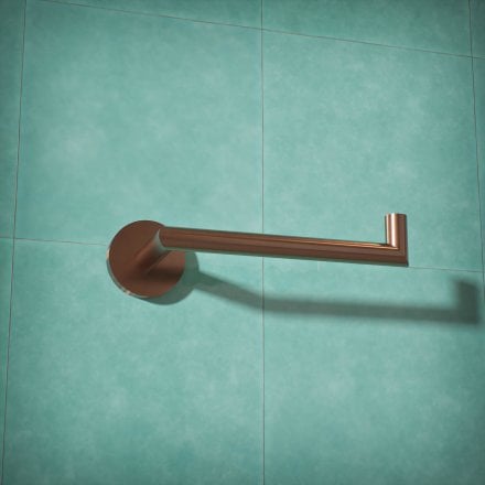 Voss Knurled Wall Mounted Toilet Roll Holder