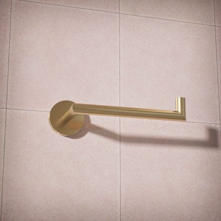 Voss Knurled Wall Mounted Toilet Roll Holder