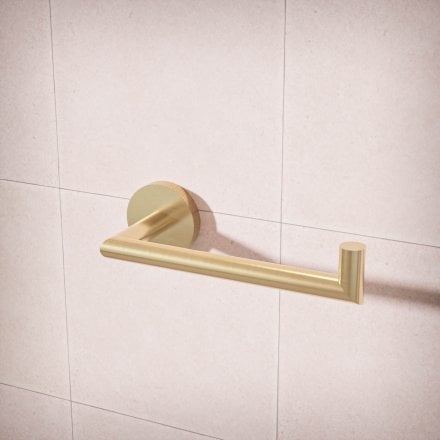 Voss Knurled Wall Mounted Toilet Roll Holder