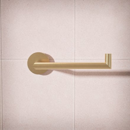 Voss Knurled Wall Mounted Toilet Roll Holder