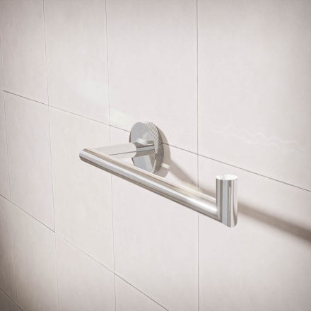 Voss Knurled Wall Mounted Towel Ring