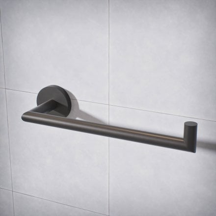 Voss Knurled Wall Mounted Towel Ring