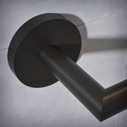 Voss Knurled Wall Mounted Towel Ring