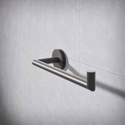 Voss Knurled Wall Mounted Towel Ring