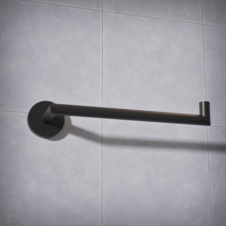 Voss Knurled Wall Mounted Towel Ring