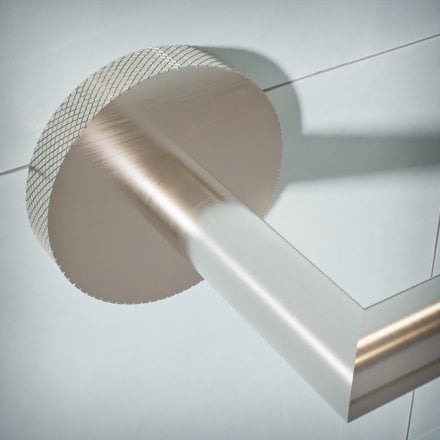 Voss Knurled Wall Mounted Towel Ring