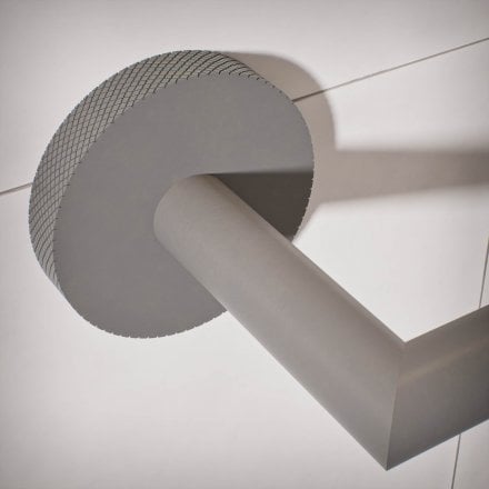 Voss Knurled Wall Mounted Towel Ring
