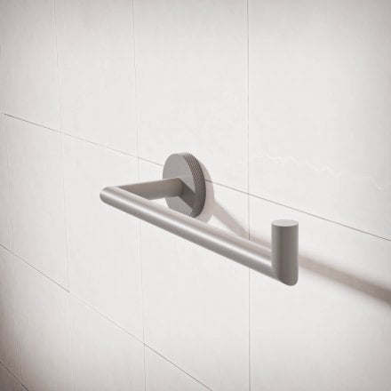 Voss Knurled Wall Mounted Towel Ring