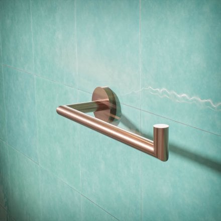 Voss Knurled Wall Mounted Towel Ring