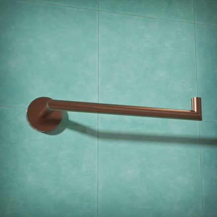 Voss Knurled Wall Mounted Towel Ring
