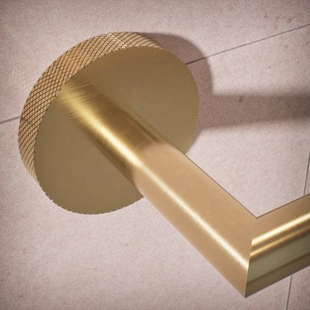 Voss Knurled Wall Mounted Towel Ring