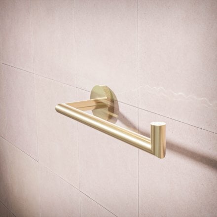 Voss Knurled Wall Mounted Towel Ring