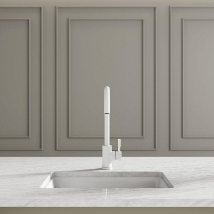Oslo Single Lever Swan Kitchen Mixer Tap