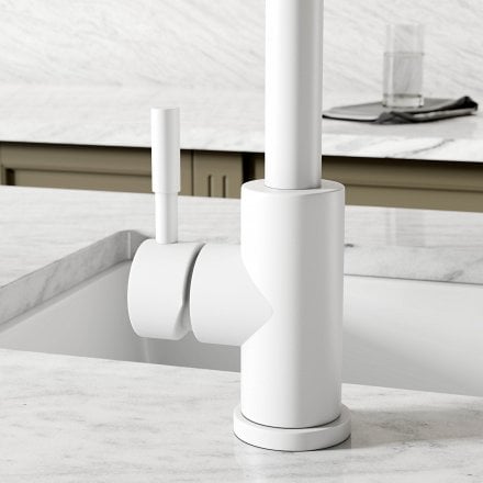 Oslo Single Lever Swan Kitchen Mixer Tap
