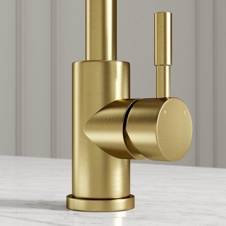 Oslo Single Lever Swan Kitchen Mixer Tap
