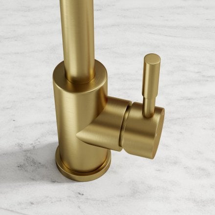 Oslo Single Lever Swan Kitchen Mixer Tap