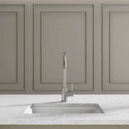 Oslo Single Lever Swan Kitchen Mixer Tap