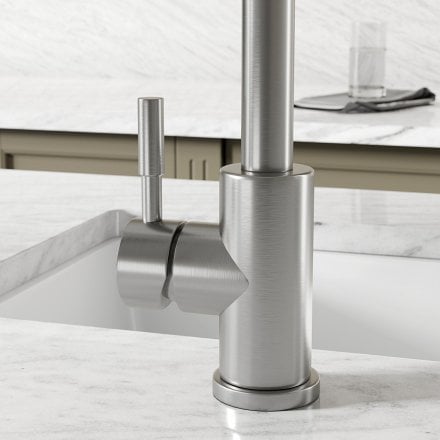 Oslo Single Lever Swan Kitchen Mixer Tap