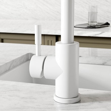 Oslo Single Lever Swan Kitchen Mixer Tap