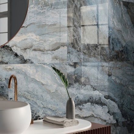 Ourense - Marble Blue Porcelain Tile 1200 x 600mm