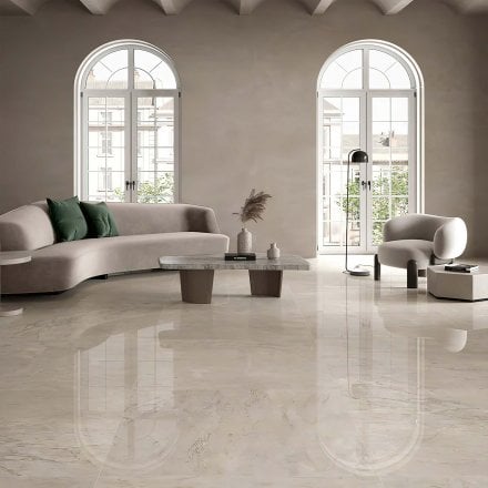 San Cristobal - Cream Delicato AZ Porcelain Tile 1200 x 600mm