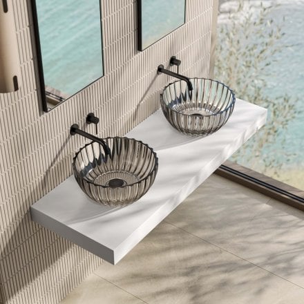 Saturnia 400mm Polished Resin Basin