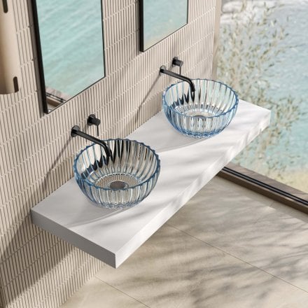 Saturnia 400mm Polished Resin Basin