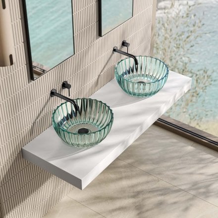 Saturnia 400mm Polished Resin Basin