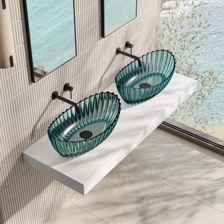 Saturnia 600mm Polished Resin Basin