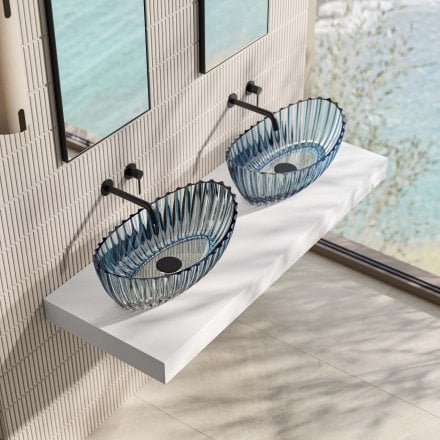 Saturnia 600mm Polished Resin Basin