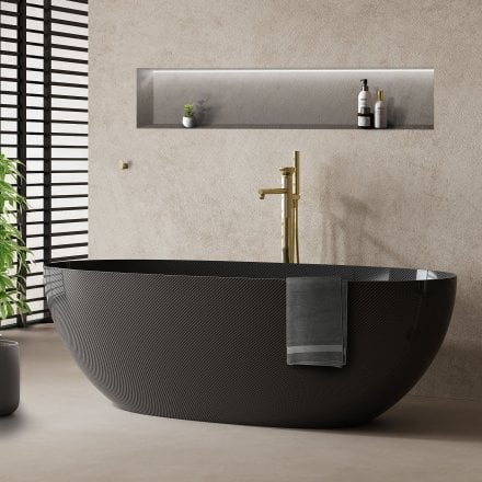 Senna Carbon Fibre Freestanding Bath 1700mm