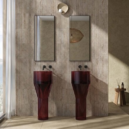 Serena Translucent 360mm Resin Freestanding Basin