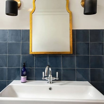 Seville - Blue Porcelain Tile 150 x 150mm