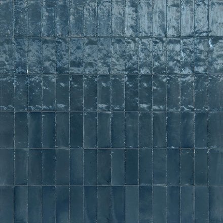 Seville - Blue Porcelain Tile 75 x 200mm