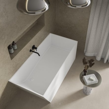 Sorrento Freestanding Stone Bath 1600mm