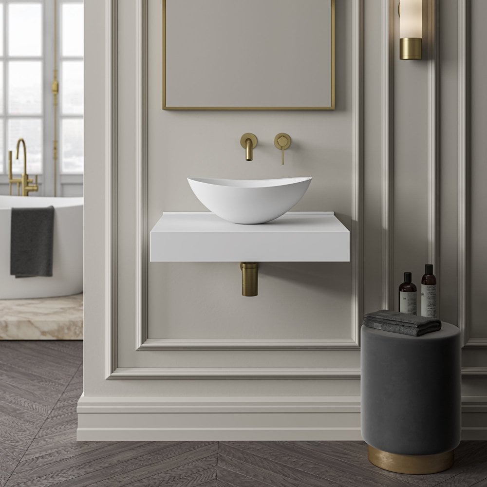 Stratton Countertop Stone Basin 420mm