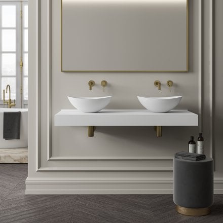 Stratton Countertop Stone Basin 420mm